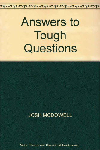 Answers to Tough Questions 0946515514 Book Cover