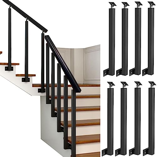 【Ampia applicazione】Testa girevole a 270° Per le caratteristiche del suo materiale, può essere ampiamente utilizzata nelle scale o in piano: può essere ampiamente utilizzata con balaustre in vari luoghi come casa, cortile, villa, giardino, terrazza, soffitta, casa, veranda, balcone e hotel.