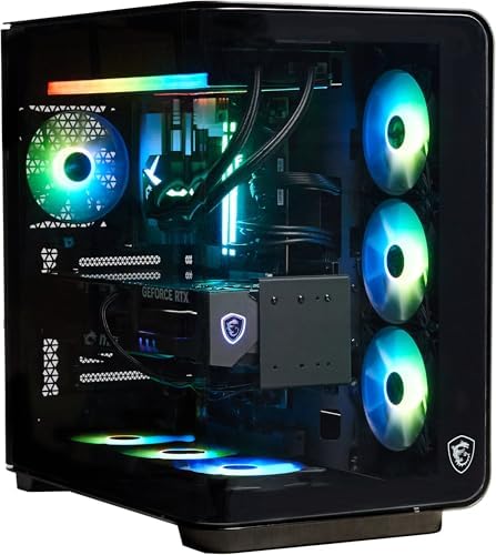 MSI Vision Elite RS AI Oyun Masaüstü: Intel Ultra 9 285K, Geforce RTX 5090, 64GB DDR5, 2TB M.2 NVMe SSD, Sıvı Soğutma, 1300W USB C Tipi, VR Hazır, Pencere 11 Pro: 2NVZ9-1288US - Görsel 2