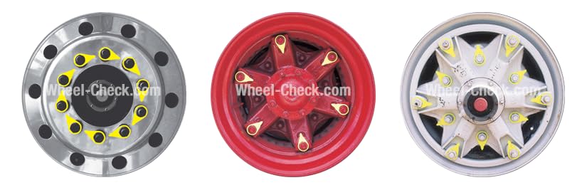 Loose Wheel Nut Torque Indicator, Red, 13/16" or 20.5MM (Bag of 100), Simplify Pre-Trip Wheel Inspections to Maximize Safety
