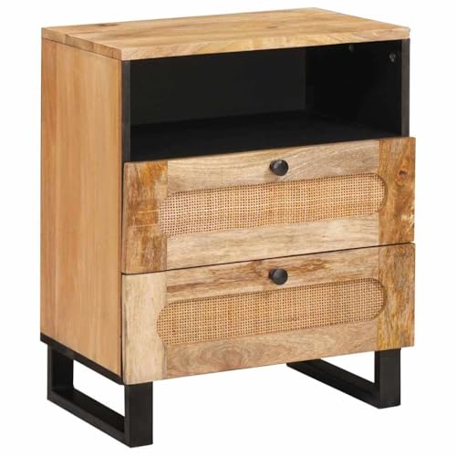 Table de chevet en bois massif de mangue pour optimiser votre rangement - 2