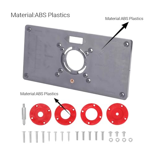 Plaque d'insertion de table pour stabiliser les machines-outils de menuiserie - 3
