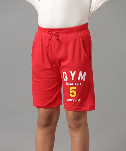 Image of KYDA KIDS 100% Cotton Printed Shorts for Boys and Girls - Regular Fit Multicolor Shorts for Unisex (Pack of 3)