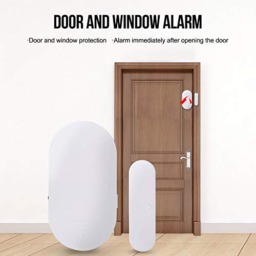 Security Door and Window Alarm, 2-Pack,Wreless Alarm System for Home,Door Sensor,Wireless Doorbell, Very Suitable for Families, Garages, Apartments, Dormitories, RVs and Offices.