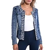 Découvrez l'alliance parfaite de la mode et de la résistance avec cette veste en jean perlée pour femme. Sa confection de haute qualité garantit la tenue impeccable des perles, tandis que sa coupe flatteuse et son design élégant affirment un style intemporel. Plus qu'un simple accessoire, cette veste en jean perlée est une pièce tendance et durable qui célèbre votre personnalité.