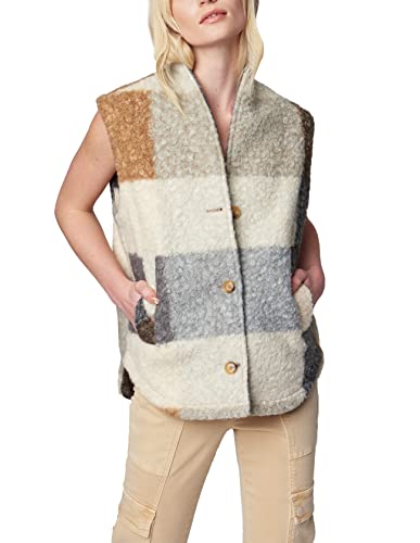 [BLANKNYC] womens Plaid Vest