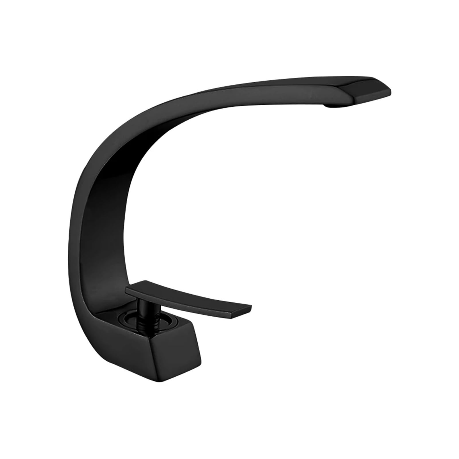 Mqfbnnp Color-1 Basin Faucets Faucet Bathroom Mixer Tap Black/Chrome Wash Basin Single Handle Hot And Cold Waterfall(Color-1)
