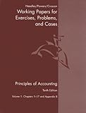 Working Papers, Volume 1 for Needles/Powers/Crossons Principles of Accounting, 10th and Principles of Financial Accounting, 10th