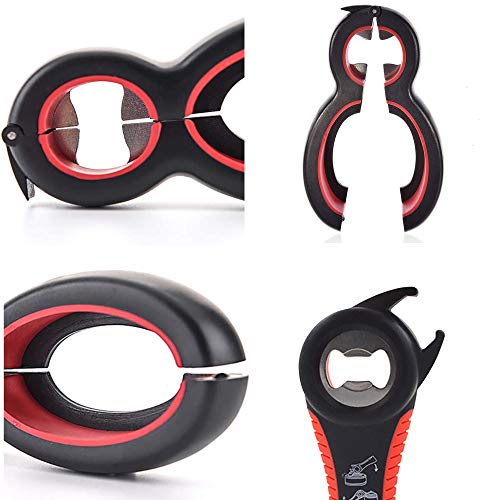2Pcs Multi Grip Opener, Flesopener, Potopener, Allesopener, Multifunctionele Opener, Bieropener, Zak opener, Pot opener… - Afbeelding 4