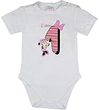Baby kurzarm Mädchen Body als Baby Mädchen Geburtstags-Party Outfit aus Baumwolle. Passend für Größe 80 oder 86 für den ersten Geburtstag (1 Jahr). Tolle Qualität und Verarbeitung. Praktisches Modell, kann gern mit andere Mädchen Baby Leggings von uns ergänzt werden. Ideal auch als Geschenk für Frühgeborene, Neugeborene, für Baby-Shower Party bzw. für Weihnachten.