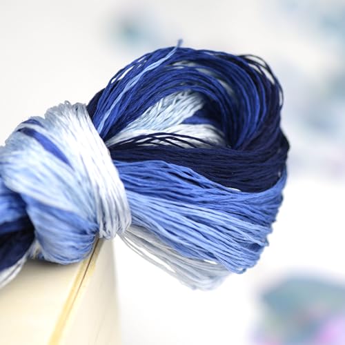 Image of 4 Skeins Mulberry Silk Floss Embroidery Thread Floss-Cross Stitch Threads China Silk Woven Jewelry Threads DIY Sewing Kits (11)
