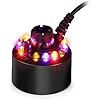 APROTII Mistmachine, watersproeier, fontein, tuin, vijver voor Halloween, feest, decoratie, mistverdamper, 12 leds, ultrasone geluid, vistank, aquarium, luchtbevochtiger