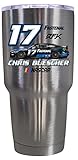 R and R Imports Nascar #17 Chris Buescher 24 oz Stainless Steel Tumbler Car Design (Stainless Steel)