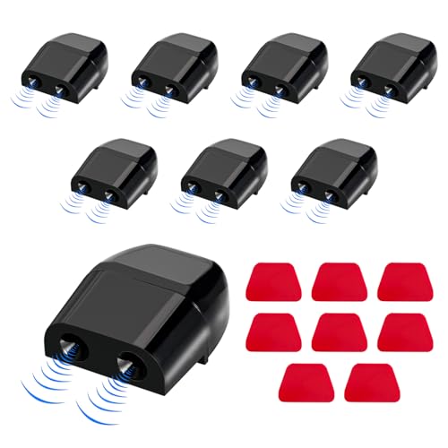Suvnie 8 PCS Deer Whistles for Cars, Avoid Collisions Deer Warning Whistle with Adhesive Tape, Ultrasonic Animal Alert Devices for Motorcycle Truck SUV, Car Accessories