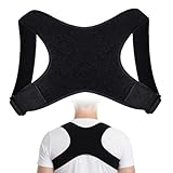 Luxorium Rückenstützgürtel Rücken Geradehalter Haltungskorrektur Rücken für Herren Damen Verstellbarer Haltungstrainer Atmungsaktive Rückenstütze Schulter Nacken