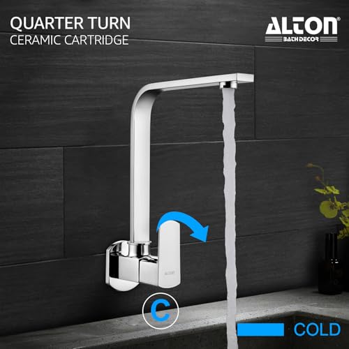 Image of ALTON QDR5565, Kitchen Sink Cock with 360 Degree Swivel Spout | Kitchen Sink Tap | Kitchen Faucet | Tap for Kitchen Sink | Taps