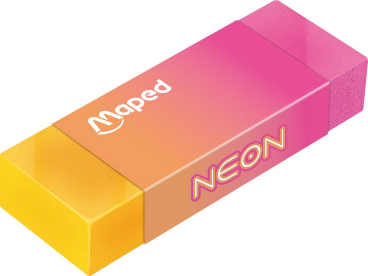 Maped - Kit escolar neon con lápices y accesorios miniatura 4