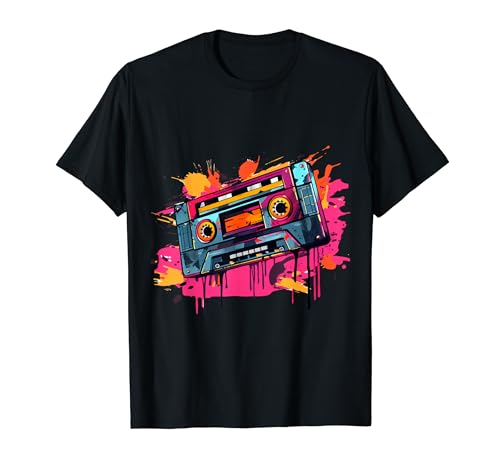 Cassette T-Shirt 80s 90s Cassette Music Musician DJ T-Shirt