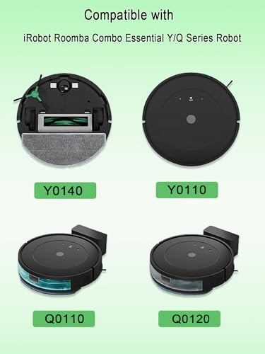 Image of Replacement Parts for iRobot Roomba Essential Q, Y Series, Accessories Kit for 104, 105, Q0120, Q0110, Y0140, Y0110, Y0112, Essential Vac 2 (2 Brushes, 8 Filters, 8 Edge Sweeping Brushes)