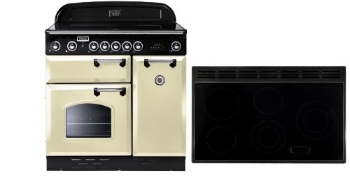 Falcon RANGECOOKER CLASSIC DELUXE 90 Crème/chromé – Plaque vitrocéramique grill/four multifonction/four HL