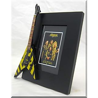MICHAEL SWEET Cadre photo guitare miniature STRYPER (2) - Les Beatles, Paul McCartney, John Lennon, RIngo Starr, George Harrison