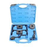 Engine Timing Tool Kit Compatible with Ford 4.6L 5.4L 6.8L 2-Valve and 4-Valve Engine with Valve Spring Compressor Tool, Camshaft Holding Tool, Crankshaft Positioning Tool, Camshaft Positioning Tool