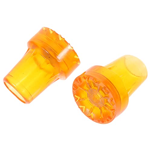 Healeved Thick Trekking Pole Tips Skid-Resistant Cane Tips for Balance Crutch Accessories