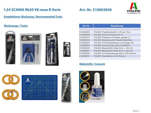 Italeri 3858 - Scania R620 V8 New R Series Model