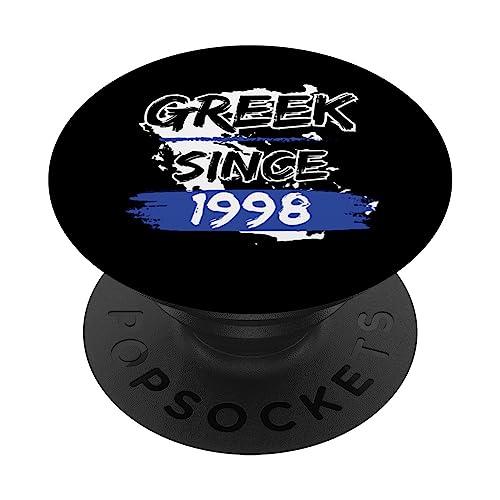 Greek Since 1998 Grecia mapa regalo de cumpleaños griego PopSockets PopGrip Intercambiable