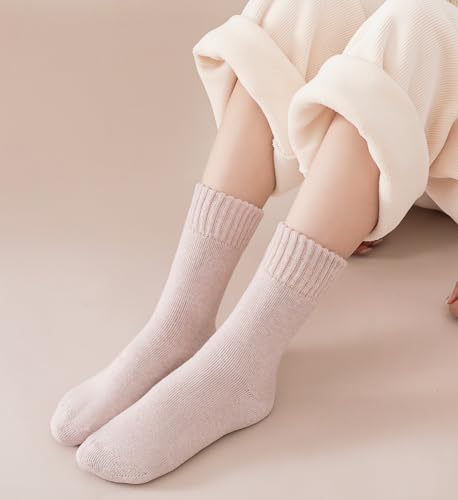 Image of KANAV Women's Warm Winter Thermal Socks - Thick, Soft, Cute & Comfy Slouch Socks