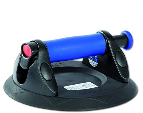 Set of 2 Bohle Veribor Suction Glass Lifters Hard Plastic Body 120 Kilogram Pump-Activated with Case