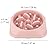 Suhaco Slow Feeder Dog Bowls Dog Food Bowl Slow Feeder Prevent Choking & Overeating, Non Slip Dog Slow Eating Bowl for Small & Medium Dogs Puzzle Pet Feeding Bowls (Pink)