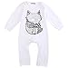 Cute Toddler Baby Girls Boys Fox Romper Bodysuit Outfits One-pieces (6-12 Months)