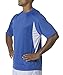 A4 Cooling Performance Color Block Short Sleeve Crew Royal/White 2X