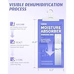 Moisture Absorber, 10 Pack Hanging, Unscented - Image 2