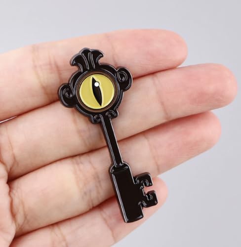 Portal Key Eye Bow The Owl House Window Glyph Eda Desenho Animado Programa de TV 5,3 cm Emblema de B