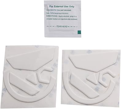 2 Pack Mouse Feet Pedal G502 LIGHTSPEED Wireless Replacement Mouse Feet Glide Curved Edge Mouse Feet Stickers