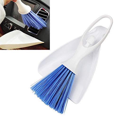 2 in 1 Cleaning Brush Car Cleaning Dustpan Panel Dashborad Useful Laptop Keyboard Brush Air Outlet Vent Scoop image 5