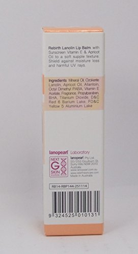 Image of Rebirth Inc Lanolin Lip Balm With Vitamin E & Apricot Oil
