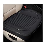 Ziciner - Almohadilla protectora para asiento de coche, 61.98 x 55.12 cm, protector de asiento de vehículo de piel con...