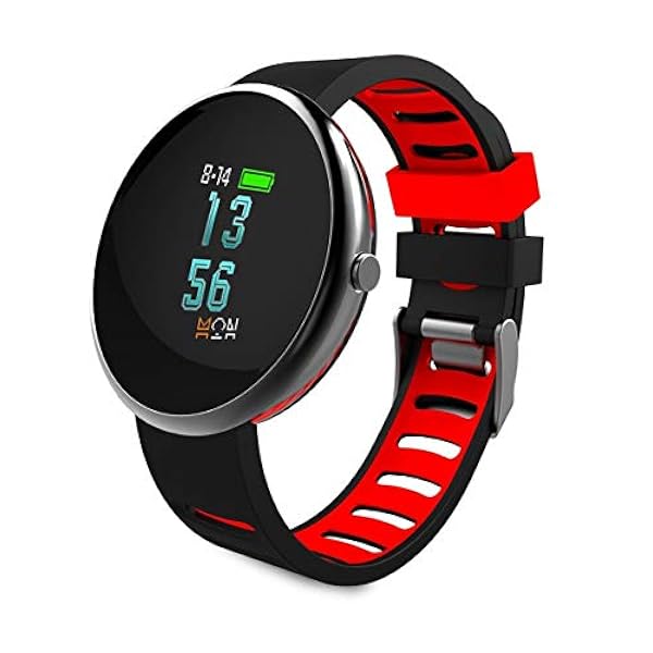 Muvit MIOSMW013 Smartwatch, svart, OLED, 2,41 cm (0,95 tum), pekskärm, svart