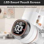 Tikom V500 Cordless Vacuum Cleaner for Home, 40000Pa/450W Stick Vacuum with LED Touch Screen, Charging Wall Dock, Anti-Tangle, Lightweight Handheld Vacuum for Pet Hair, Hard Floor, Carpet - Image 3