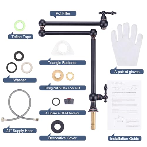 Grifo de pared de latón macizo HMJGDZG estilo clásico bronce 5