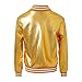 Yuji Itadori Girls Metallic Shiny Jackets Christmas Costume Casual Baseball Jacket Fashion Sparkly Coat 8 Years
