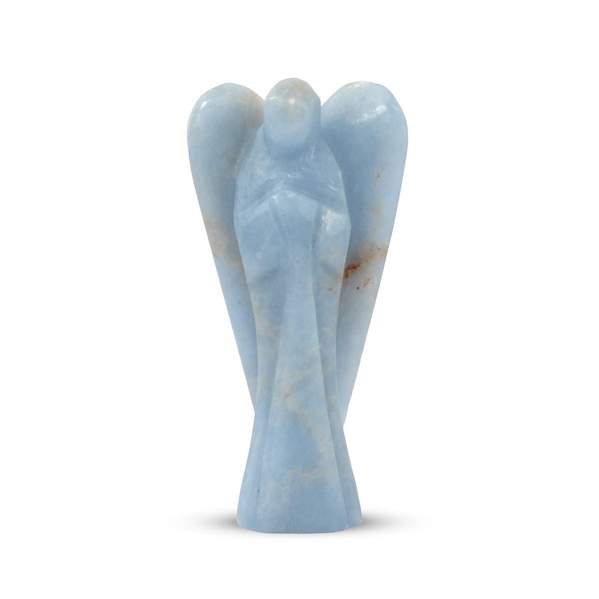 Reiki Crystal Products Angelite Angel, Angelite Angel Statues, Natural Crystal Stone Angel Size 5 cm (2 inch)