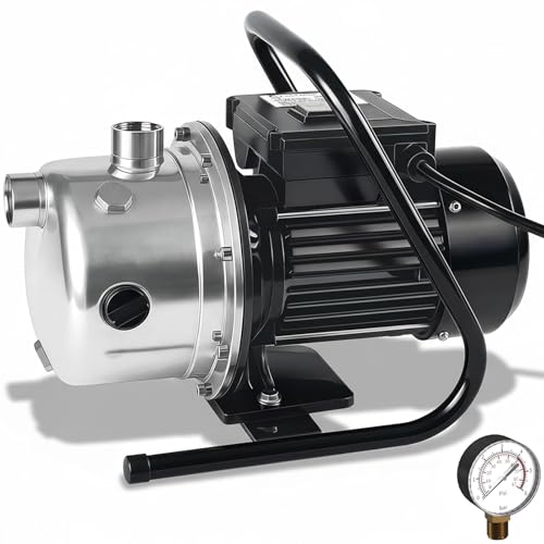 LANCHEZ 1.2 HP Portable Shallow Well Pump, 2100 GPH...