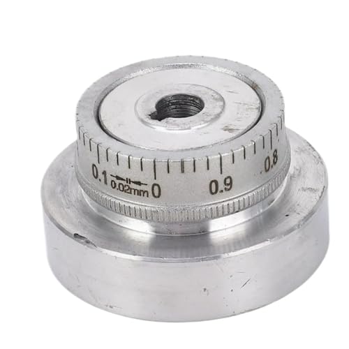 Manivelle en alliage d'aluminium et volant de tour 50 mm pour usinage millimétrique