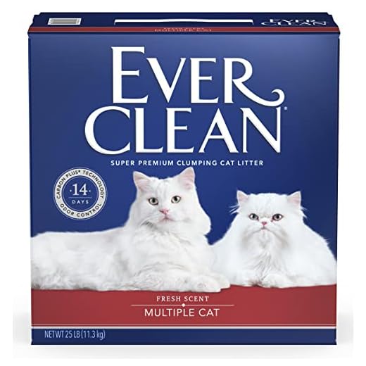 Ever Clean Multi-Cat Clumping Cat Litter, Fresh Scent, 25 Pounds