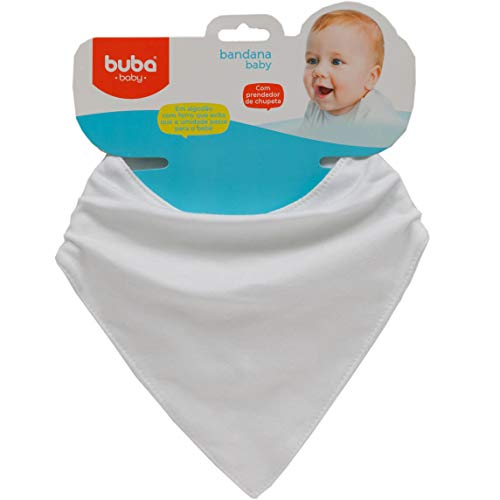 Bandana Baby Branco, Buba, Colorido
