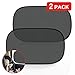Produktbild Komake Sonnenschutz Auto,2er-Set Sonnenblende Auto Baby, Kinder Auto-Sonnenschutz UV Schutz Sonnenblenden für Autoscheiben Sonnenschutz Saugnäpfen mit Aufbewahrungstasche Schwarz